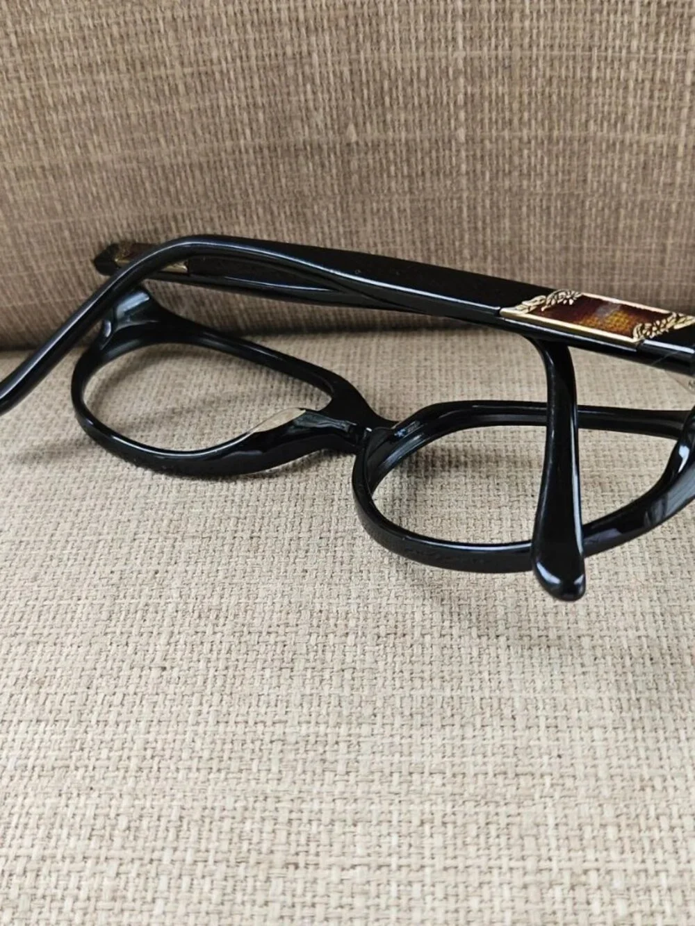 Vintage Laura Ashley Women Eyeglasses Frame EBONY Black Eyewear Glasses Frame